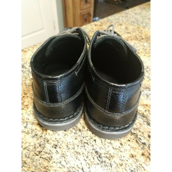 Reaction Kenneth Cole Desert Sun Black Pebbled Leather Mens Size 9 M - Picture 4 of 11